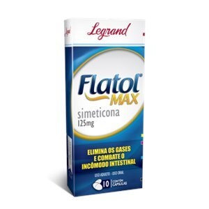 Flatol Max 125mg Legrand Pharma 10 Cápsulas