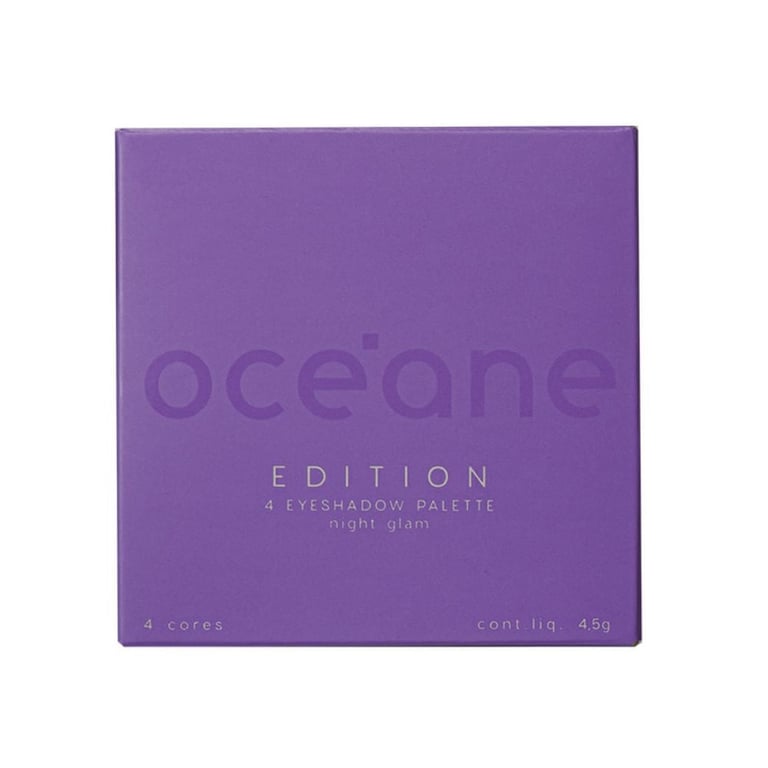 Paleta De Sombras Oceane 4 Eyeshadow Palette Night Glam Edition 4,5g