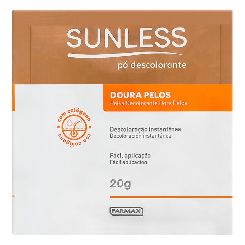 Pó Descolorante Sunless Doura Pelos com 20g