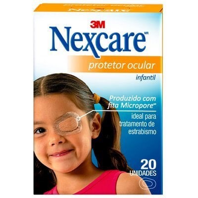 Protetor Ocular 3M Nexcare Infantil com 20 Unidades