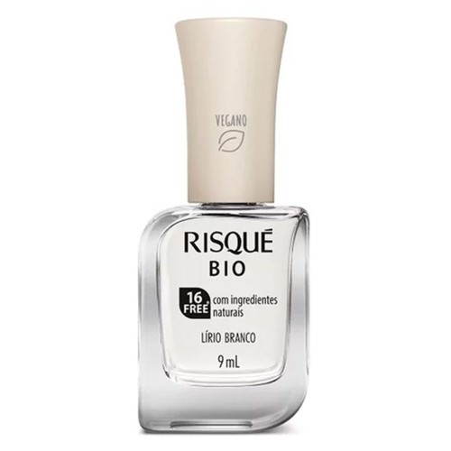 Esmalte Risqué Bio Lírio Branco 9ml