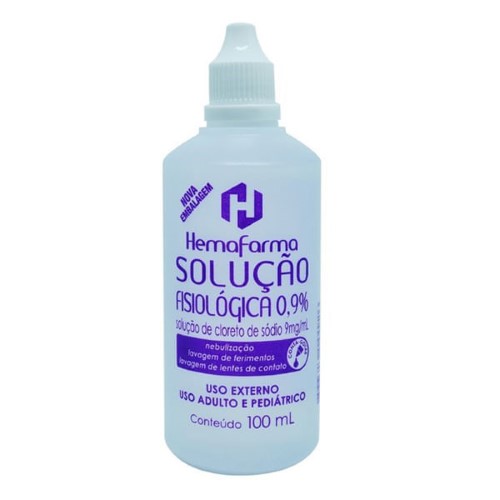 Soro Fisiologico Hemafarma 100Ml - Hemafarma