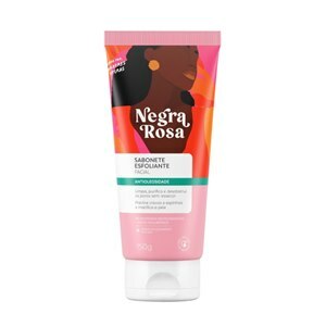 Sabonete Esfoliante Facial Negra Rosa Antioleosidade 150g