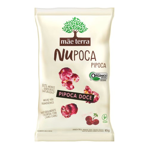 Pipoca Doce Mãe Terra Nupoca Rosa 35g