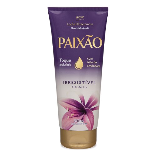 Loção Ultracremosa Hidratante Corporal Paixão Irresistível Flor de Lis 200ml