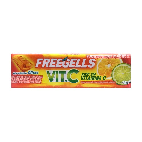 Drops Freegells Vit C Citrus com 31,7g