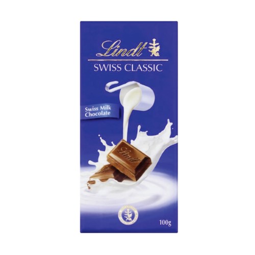 Chocolate Lindt Swiss Classic Milk Com 100g