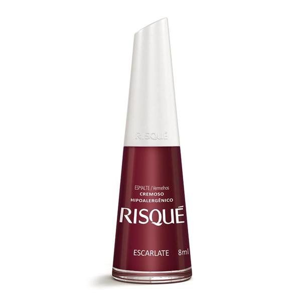 Esmalte Risqué Cremoso Escarlate 8ml