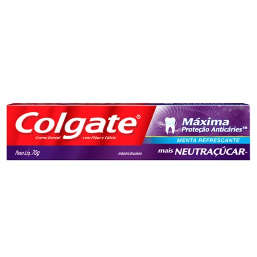 Pasta de Dente Colgate Máxima Proteção Anticáries Mais Neutraçucar com 70g