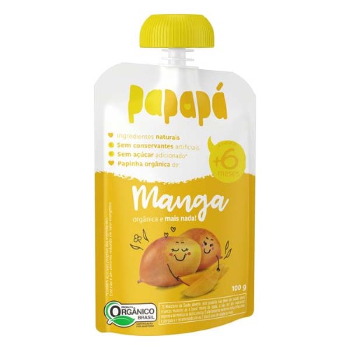 Papinha Papapá Orgânica Manga 100g