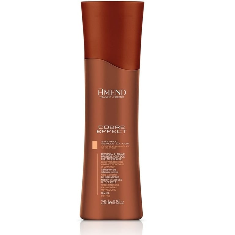 Shampoo Amend Expertise Realce da Cor Cobre Effect com 250ml