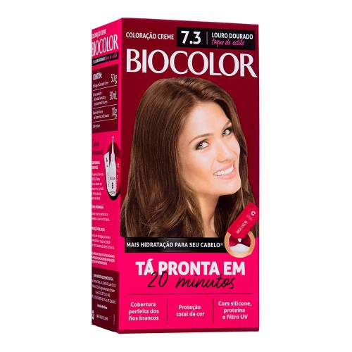 Coloração Permanente Biocolor Louro Leve 7.3 1 Unidade