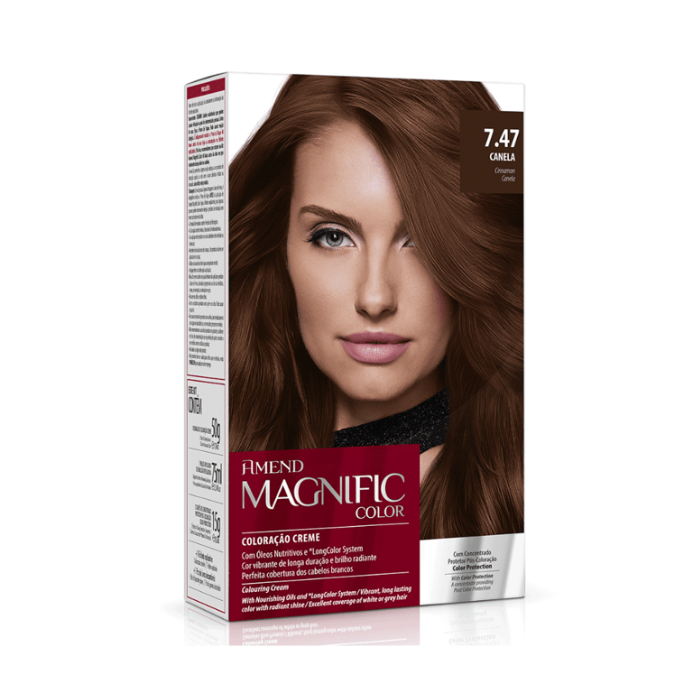 Tintura Creme Amend Magnific Color 7.47 Canela com 1 Unidade