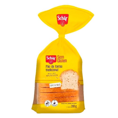 Pão de Forma Schar Sem Glúten 200g