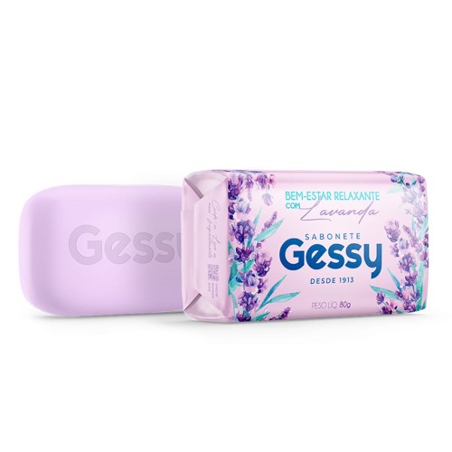 Sabonete Em Barra Gessy Detox Bem-Estar Relaxante Com Lavanda 80g