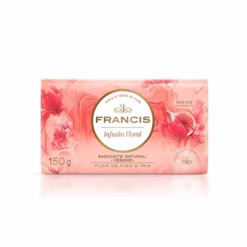 Sabonete Em Barra Natural Francis Infusão Floral De Figo E íris 150g