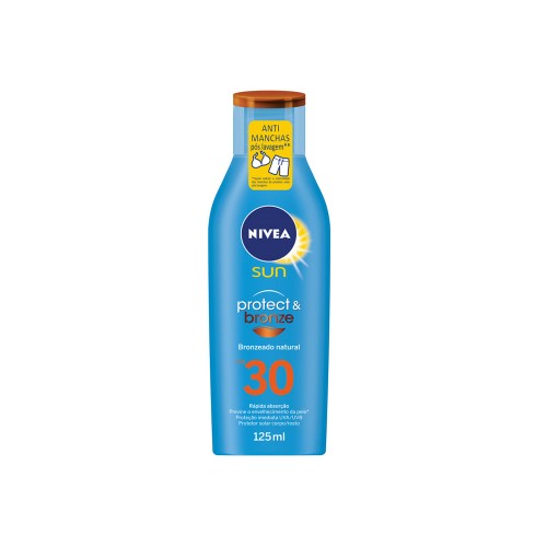 Protetor Solar Nivea Sun Protect & Bronze FPS30 125ml