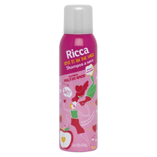 Shampoo a Seco Ricca Maçã do Amor