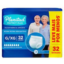 Roupa íntima Plenitud Protect Plus G/Xg 32 Unidades