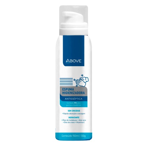 Espuma Higienizadora Antisséptica para Mãos Above com 150ml