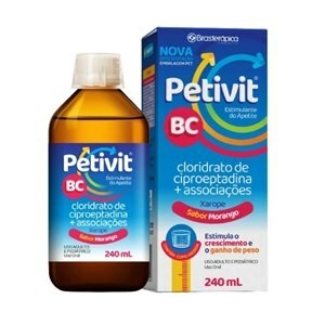 Estimulante de Apetite Petivit BC  Xarope com 240ml