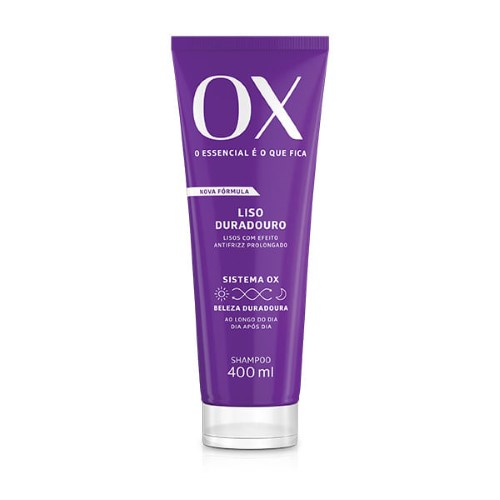 Shampoo OX Fibers Liso Absoluto 400ml