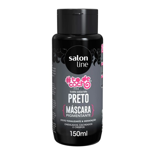 Máscara Pigmentante Salon Line #Todecacho Preto 150ml