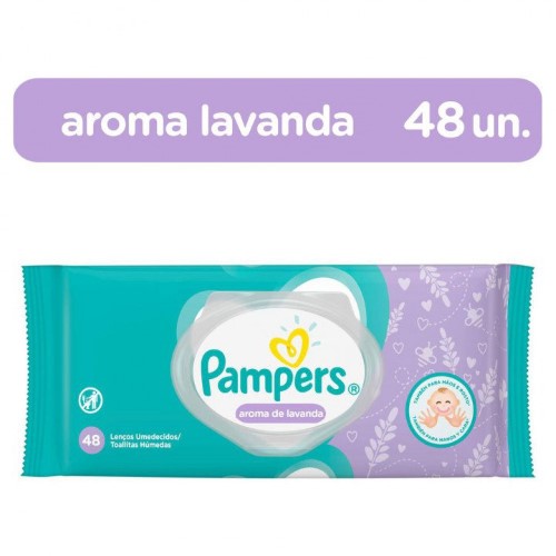 Lenços Umedecidos Pampers Recém-Nascido com 48 Unidades