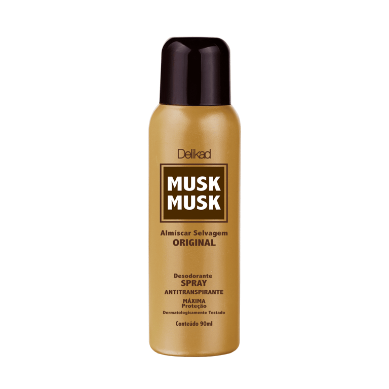 Desodorante Spray Delikad Musk Almisca Selvagem Original 90ml