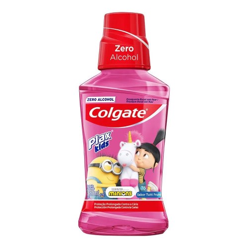 Enxaguante Bucal Colgate Plax Kids Minions Agnes Tutti Frutti 250ml