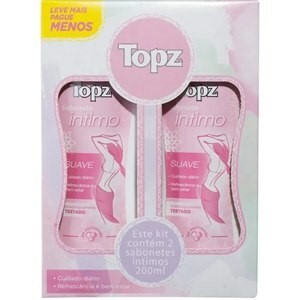 Sabonete Íntimo Topz Feminino 200ml 2 Unidades