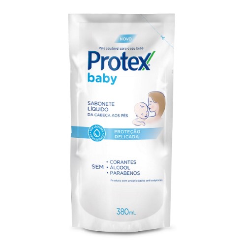 Sabonete Liquido Protex Baby Proteção Delicada 380ml Refil