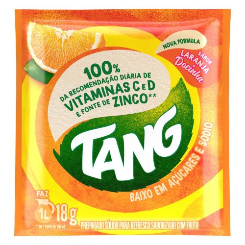 Suco Tang Laranja Docinha com 18g