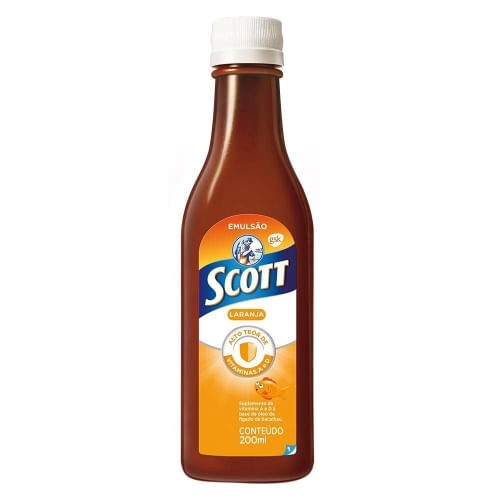 Emulsão Scott Laranja 200ml