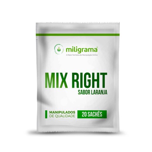 Mix Right 10g 20 Sachês Sabor Laranja