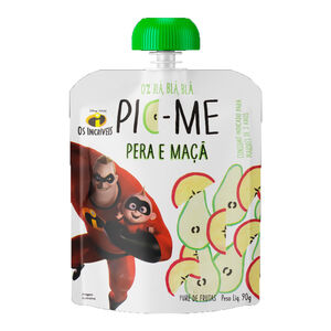 Purê De Frutas Pi-cme Disney Os Incríveis Pera e Maçã 90g