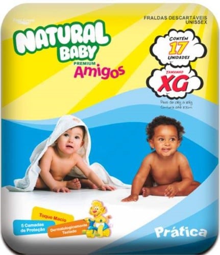 FR NATURAL BABY PREMIUM PRATICA XG 17UN