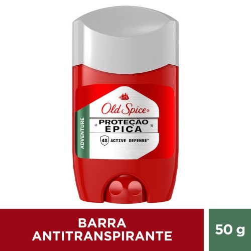 Desodorante Em Barra Antitranspirante Old Spice Proteção Épica Adventure 50g