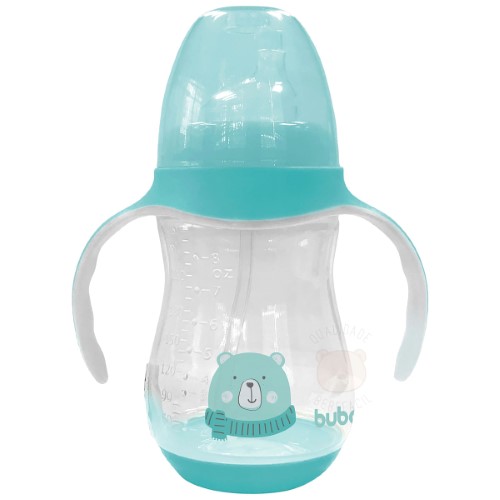 Copo com Alça 250ml Ursinho Azul (6m+) - Buba