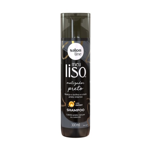 Shampoo Salon Line Meu Liso Matizador Preto 300ml