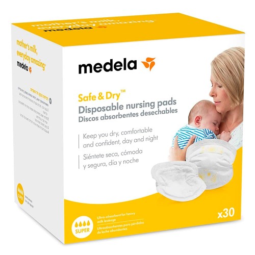 Absorvente Descartável para Seios Medela 30 Unidades