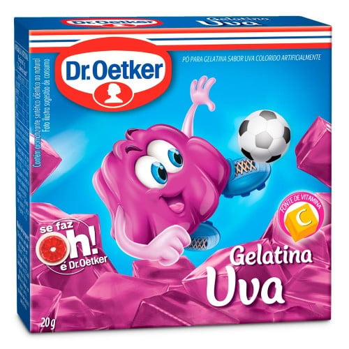 Gelatina em Pó Dr. Oetker Sabor Uva 20g