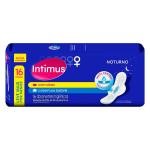 Absorvente Intimus Noturno Cobertura Suave Com Abas 16 unidades