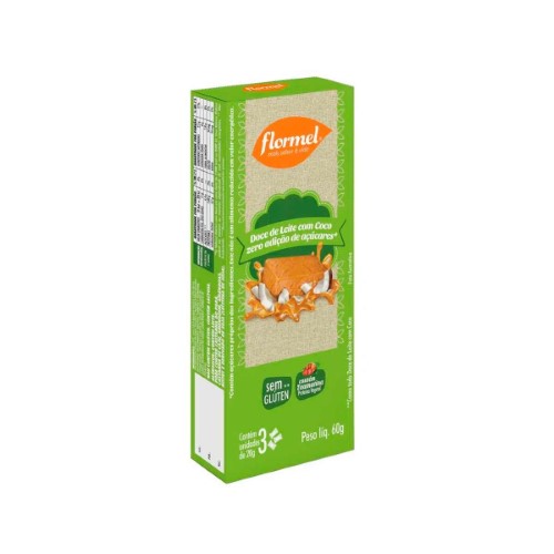 Doce de Leite com Coco Flormel Zero Açúcar com 60g