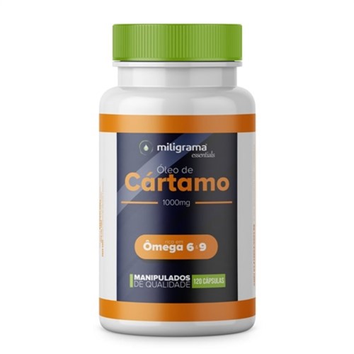 Óleo de Cártamo 1000mg com 120 Cápsulas