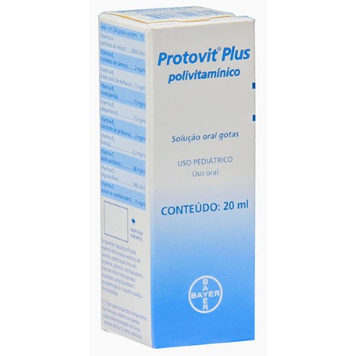 Complexo Vitamínico Protovit Plus 20ml Solução