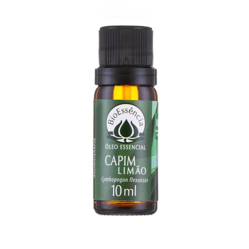 Óleo Essencial Natural de Lemongrass (Capim-limão) 10ml – BioEssência