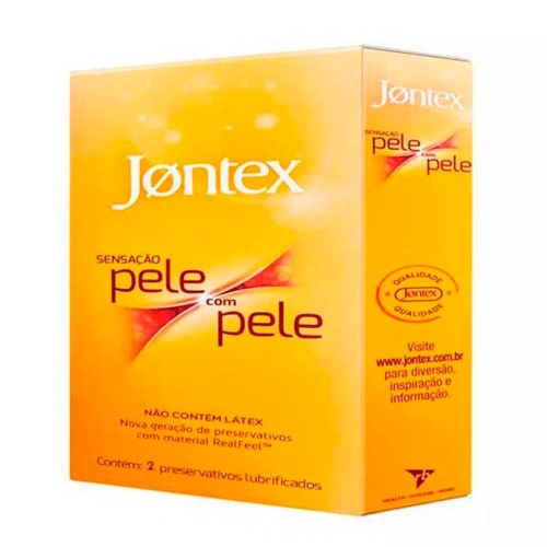 Camisinha Jontex Sensação Pele com Pele com 2 unidades