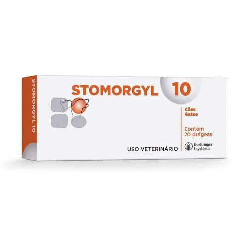 Stomorgyl 10 Cães e Gatos 20 Drágeas