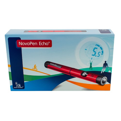 Caneta Aplicadora de Insulina NovoPen Echo Red com 1 unidade